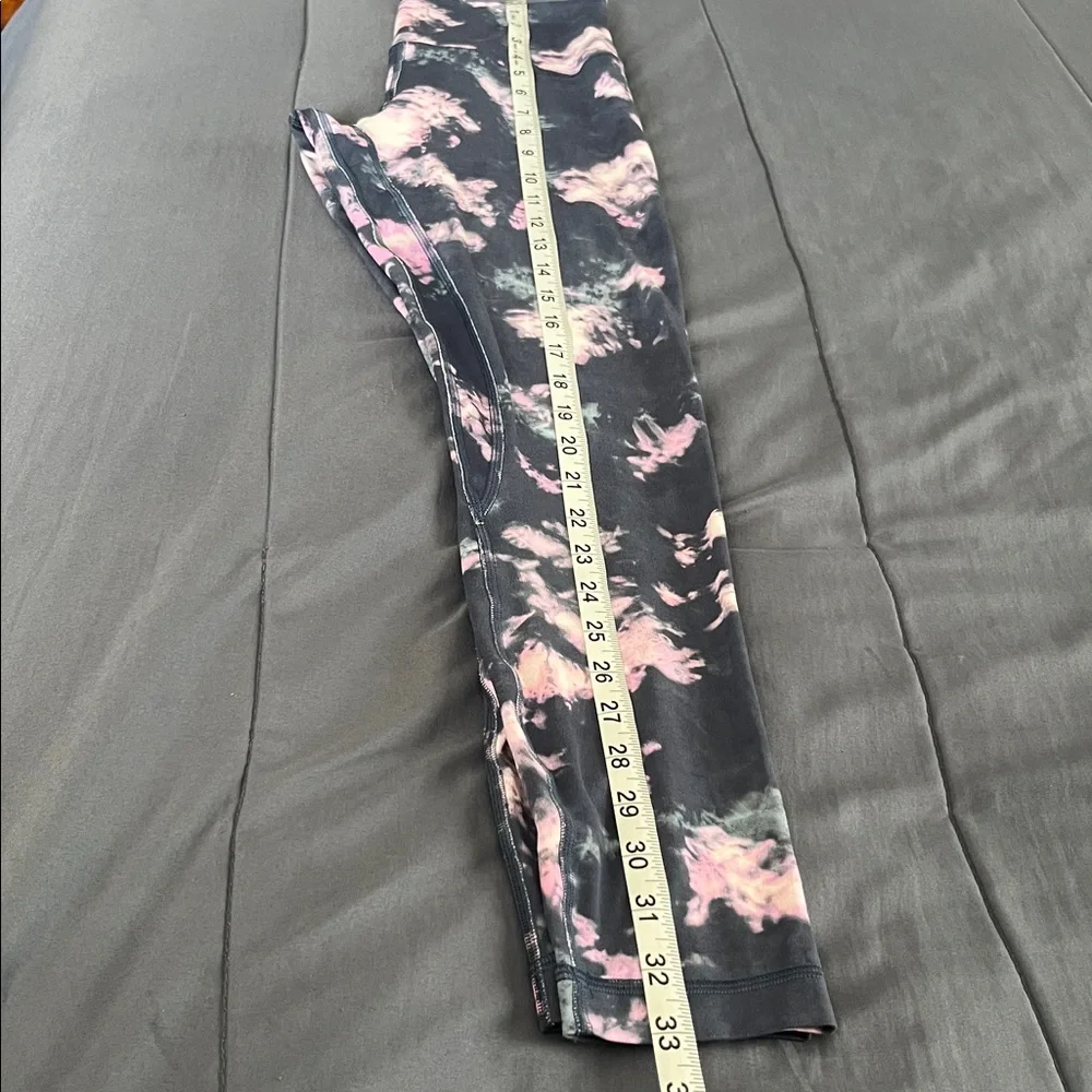 🍋 EUC Lululemon Align HR Pant 25" - Circulate Tie Dye Mineral Blue Multi - Sz 6 - Picture 10 of 12